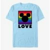 Budget 🛒 Disney Mickey Mouse Love Rainbow Box T-Shirt 💯