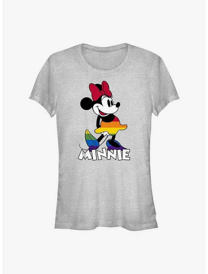Outlet ๐งจ Disney Minnie Mouse Minnie Rainbow ๐ Dress Pride T-Shirt ๐