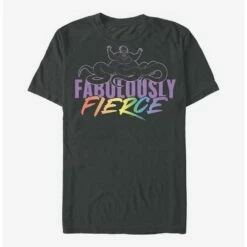 Flash Sale 🧨 Disney The Little Mermaid Ursula Fabulously Fierce Rainbow T-Shirt 😀