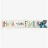 Cheap 👍 Disney Lilo & Stitch Ohana Means Family Wall Decor 👏