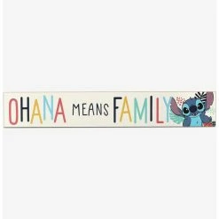 Cheap ๐ Disney Lilo & Stitch Ohana Means Family Wall Decor ๐
