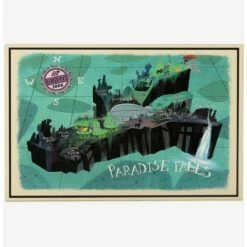 Coupon 🛒 Disney Pixar Up Map Wood Wall Décor 🎉