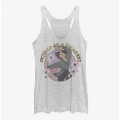 Buy 👏 Disney Mulan Strong As A Princess 👧 Girls Tank 🎁