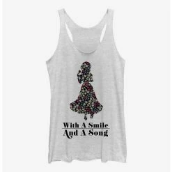 Cheap 🤩 Disney Snow White With A Smile 👧 Girls Tank ✨