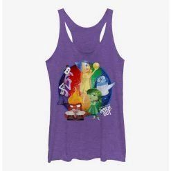 Brand new 😀 Disney Pixar Inside Out Circle Of Friends 👧 Girls Tank 👍