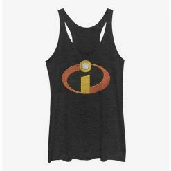 Cheapest 👏 Disney Pixar The Incredibles Logo Logo 👧 Girls Tank 👍