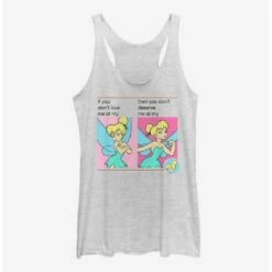 Outlet 🌟 Disney Tinker Bell Tink Meme 👧 Girls Tank 🛒