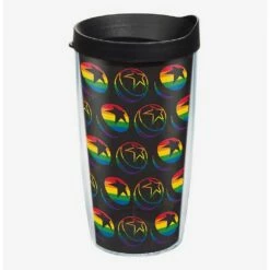 Budget 🧨 Disney Pixar Rainbow 16oz Classic Tumbler With Lid 🌟