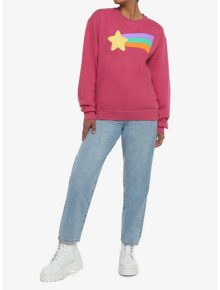 Best deal 😉 Gravity Falls Mabel's Rainbow Star Sweater Sweatshirt 😍 - Image 2
