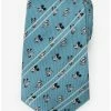 Flash Sale 🎉 Disney Mickey and Friends Aqua Striped Tie 💯