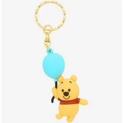 New 😀 Disney Winnie The Pooh Balloon Key Chain ⌛