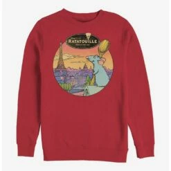 Best Sale 🎉 Disney Pixar Ratatouille Le Rat Parisian Crew Sweatshirt 👍