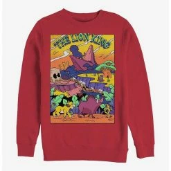 Best Sale ✔️ Disney The Lion King Lion Legend Crew Sweatshirt ❤️