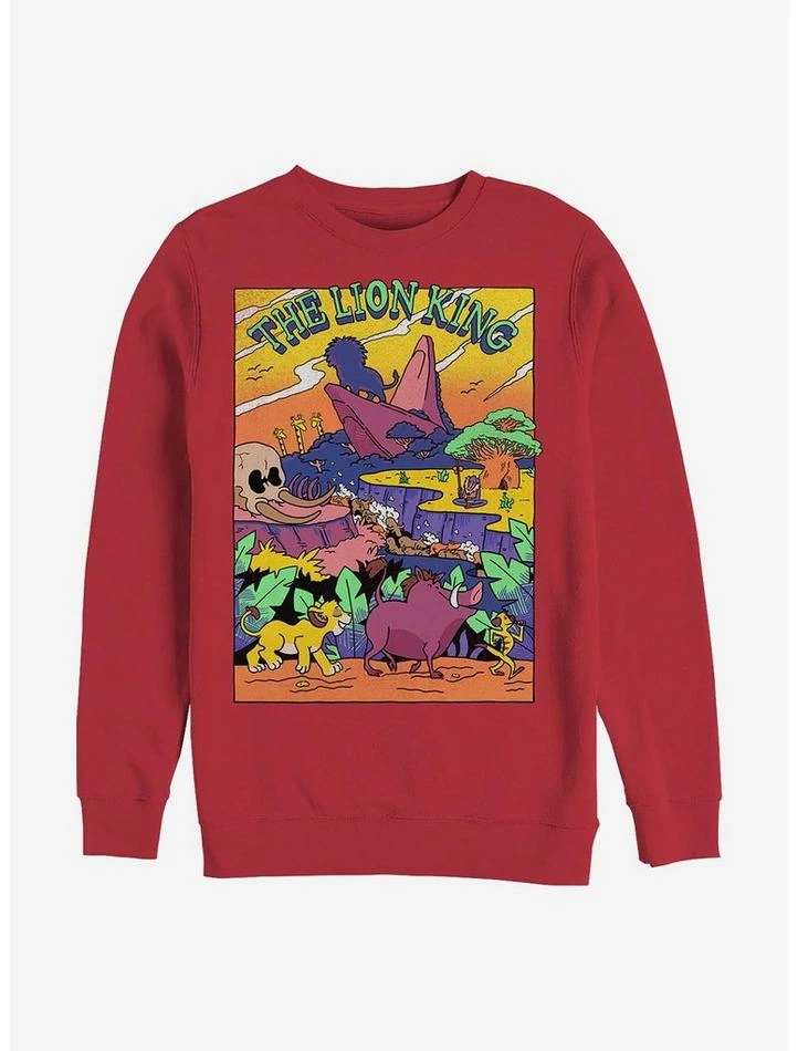 Best Sale ✔️ Disney The Lion King Lion Legend Crew Sweatshirt ❤️