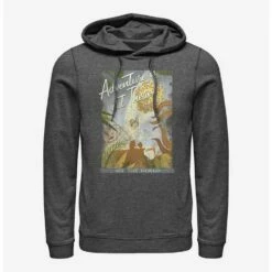New ✔️ Disney Pixar Up Travel Poster Hoodie 👏