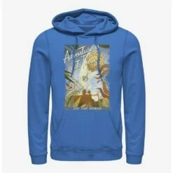 Discount 👍 Disney Pixar Up Travel Poster Hoodie 🌟