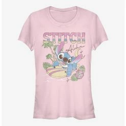 Deals 🌟 Disney Lilo & Stitch Aloha Stitch 👧 Girls T-Shirt 🛒