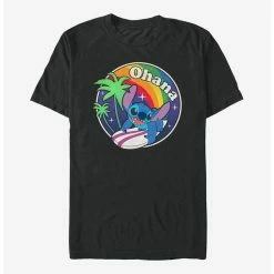 Best deal ✔️ Disney Lilo & Stitch Ohana Rainbow Redux T-Shirt 🛒