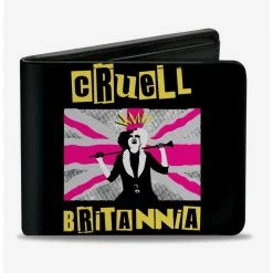 Best reviews of 👏 Disney Cruella Laughing Cruell Britannia Union Jack Bifold Wallet 🛒