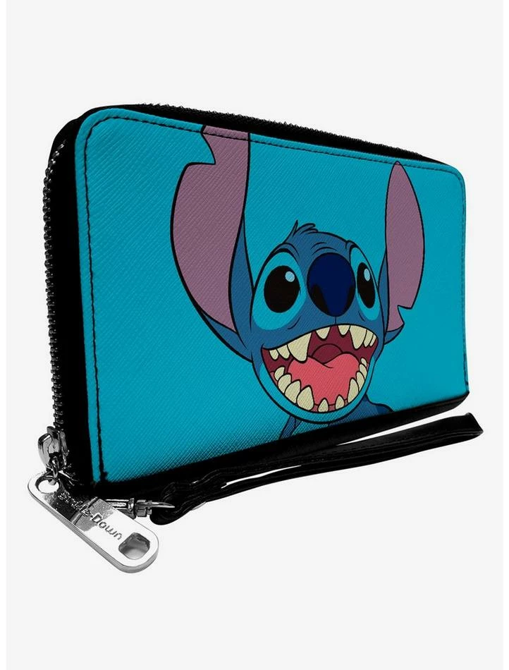 Discount 💯 Disney Lilo & Stitch Smiling Zip Around Wallet ⭐
