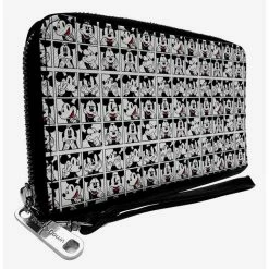 Cheap 💯 Disney Mickey Mouse Blocks Zip Around Wallet 👏