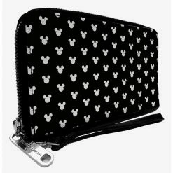 Best Sale 💯 Disney Mickey Mouse Head Monogram Zip Around Wallet 👍
