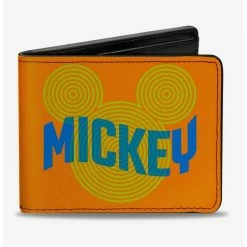 Promo 👍 Disney Mickey Mouse Logo Bifold Wallet ⌛