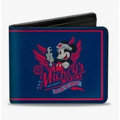 Cheap ✔️ Disney Mickey Mouse Mickeys Garage Original Bifold Wallet 🎁