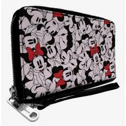 Top 10 🌟 Disney Minnie Mouse Stacked Zip Around Wallet 👏