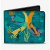 New 👏 Disney Pixar Luca And Alberto Sea Monsters Swimming Bifold Wallet 😀