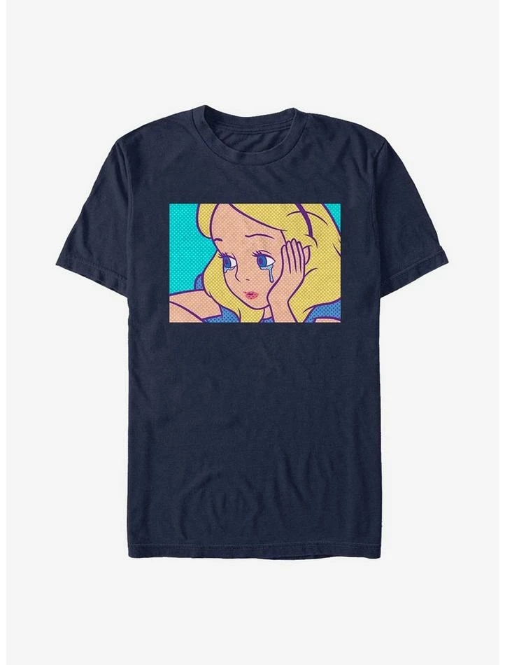 Promo 🔥 Disney Alice In Wonderland Sad Alice T-Shirt ❤️