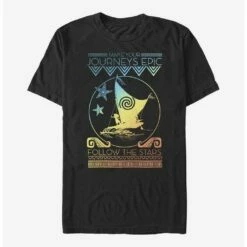 Promo 😀 Disney Moana Follow The Stars T-Shirt ⭐