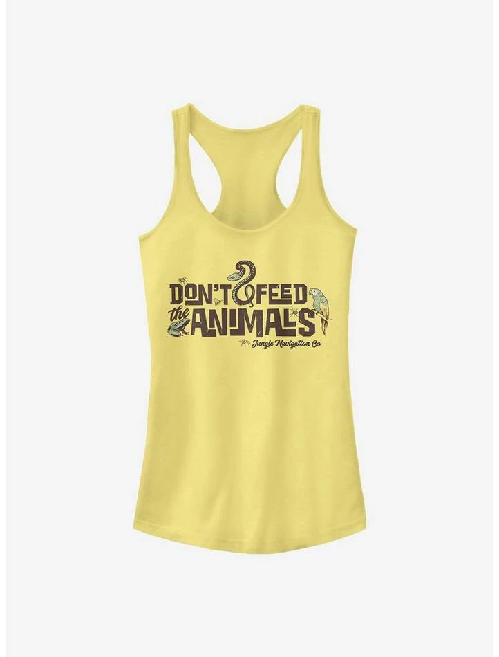 Discount โค๏ธ Disney Jungle Cruise Don't Feed The Animals ๐ง Girls Tank ๐งจ