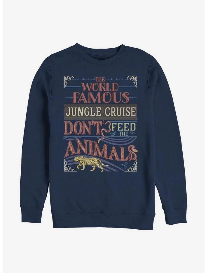 New ๐ Disney Jungle Cruise The World Famous Jungle Cruise Crew Sweatshirt ๐