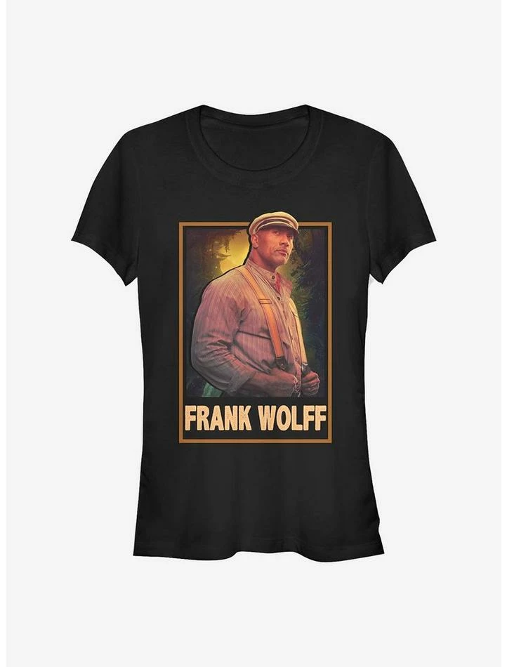 Top 10 😉 Disney Jungle Cruise Frank Wolff Hero Shot 👧 Girls T-Shirt 💯