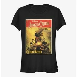 Discount 🥰 Disney Jungle Cruise Jungle Comic Cover 👧 Girls T-Shirt 🛒