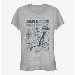 Best deal ✔️ Disney Jungle Cruise Jungle Map 👧 Girls T-Shirt ❤️