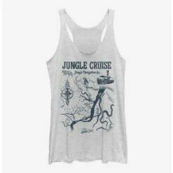 Cheap 😉 Disney Jungle Cruise Jungle Map 👧 Girls Tank 😍