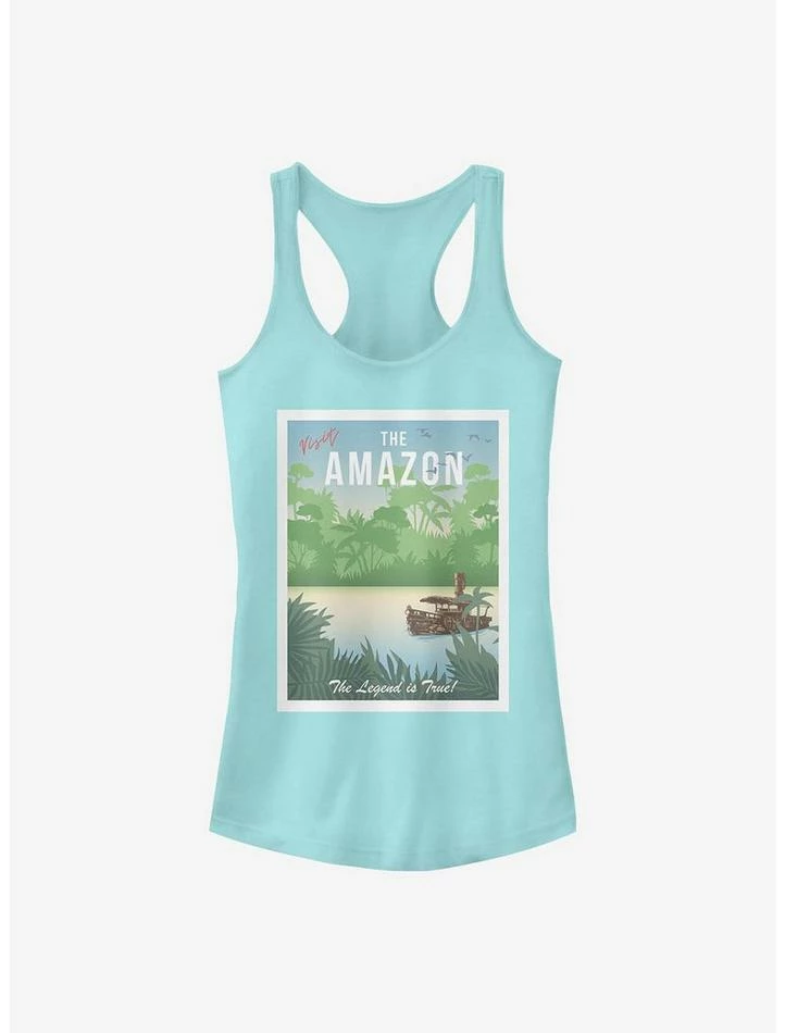 Budget 👏 Disney Jungle Cruise Visit The Amazon 👧 Girls Tank ✨