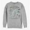 Buy 😍 Disney Jungle Cruise Map Crew Sweatshirt 👍