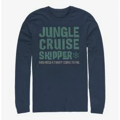 Discount 💯 Disney Jungle Cruise Skipper Long-Sleeve T-Shirt 🔔