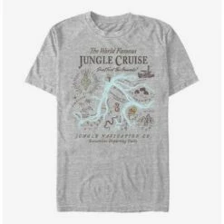 Best Pirce ❤️ Disney Jungle Cruise Map T-Shirt 🧨