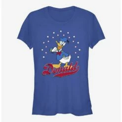 Promo 🔔 Disney Donald Duck Donald America 👧 Girls T-Shirt 🔔