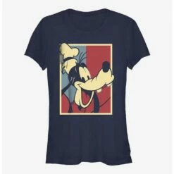 Outlet 👏 Disney Goofy Red And Blue 👧 Girls T-Shirt 😉