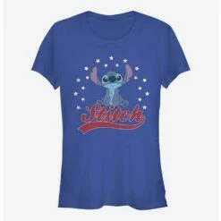 Discount ⌛ Disney Lilo & Stitch America 👧 Girls T-Shirt 👍
