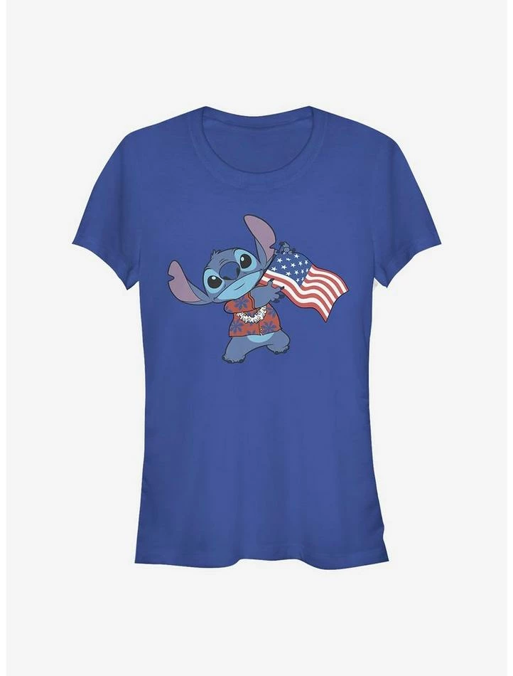 Best reviews of ๐คฉ Disney Lilo & Stitch Tropical Stitch Flag ๐ง Girls T-Shirt ๐ - Image 3