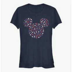 Best Pirce 🥰 Disney Mickey Mouse Stars And Ears 👧 Girls T-Shirt 😍