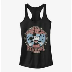 Top 10 🧨 Disney Mickey Mouse All American Festival Tour 👧 Girls Tank 😀