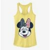 Best Sale 🥰 Disney Minnie Mouse America Bow 👧 Girls Tank ✔️