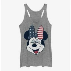 Cheap 🛒 Disney Minnie Mouse America Bow 👧 Girls Tank 🔔